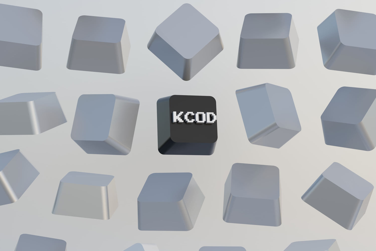 Visualisation 3D en direct d’un keycap personnalisé imprimé en 3D